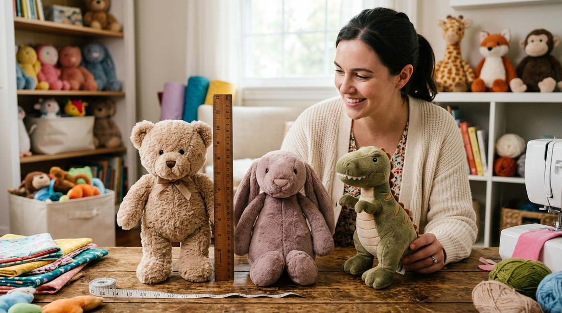 Stuffed Animal Size Guide: What “12 Inches” Really Looks Like (With Real Examples)