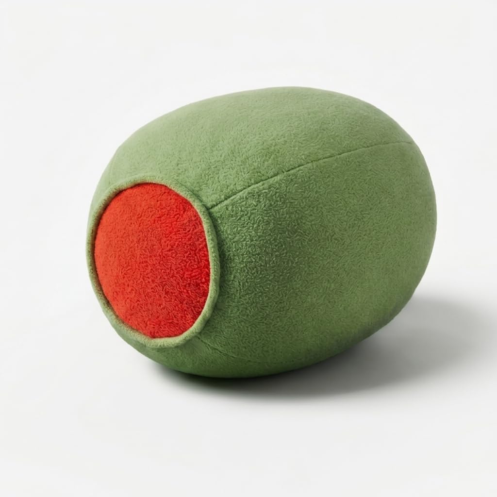 Martini Olive Plush Pillow