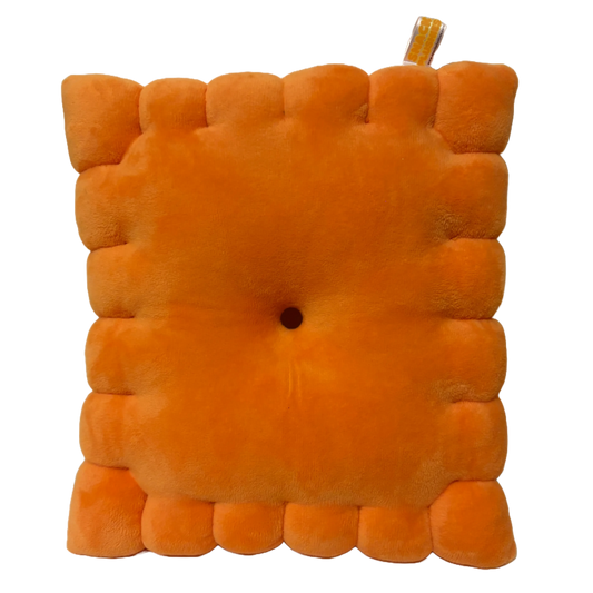 CHEESE CRACKER PLUSH PILLOW